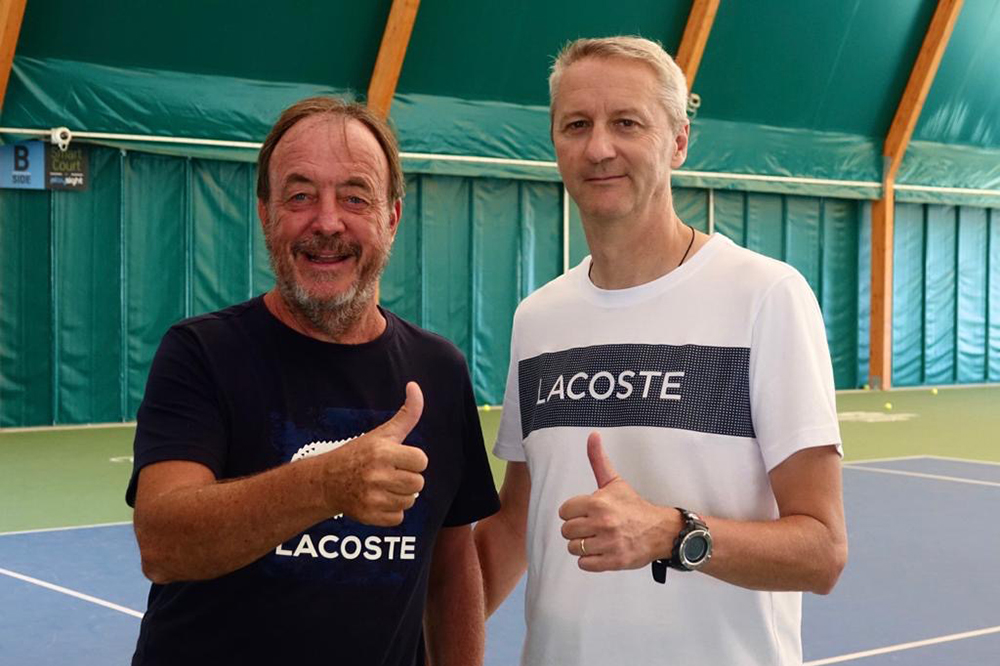 Foto 2 - Coach Riccardo Piatti (sinistra) e il direttore del Piatti Tennis Center Luigi Bertino