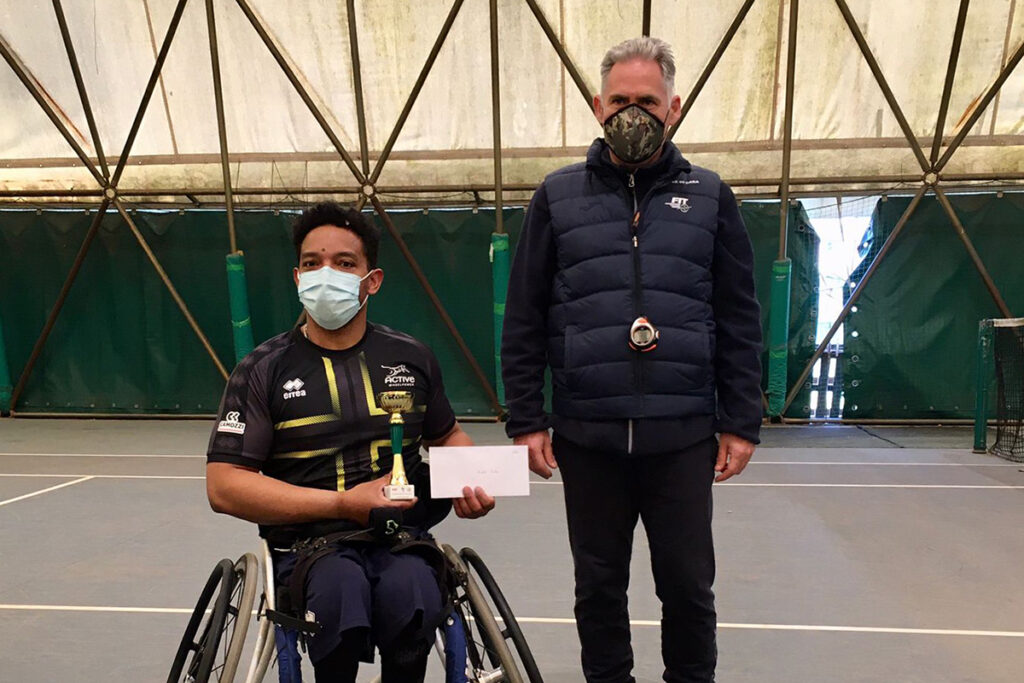 Edgar Scalvini premiato a Palazzolo sull'Oglio, dove è arrivato in finale nel primo torneo Open della stagione 2021
