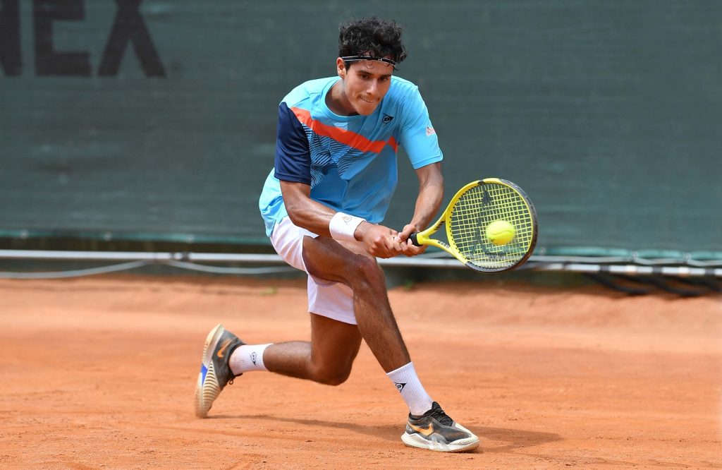 Daniel Vallejo, paraguaiano classe 2004, ha battuto in semifinale lo statunitense Tien (foto Francesco Panunzio)