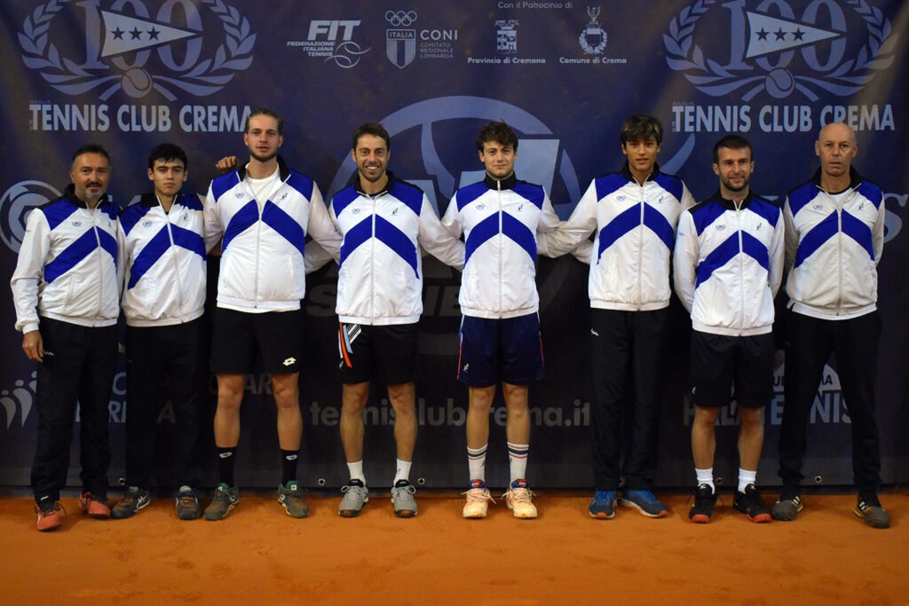 La formazione di Serie A1 del Tennis Club Crema: dal 23 ottobre sarà in gara nel massimo campionato nazionale per il decimo anno consecutivo (foto GAME)