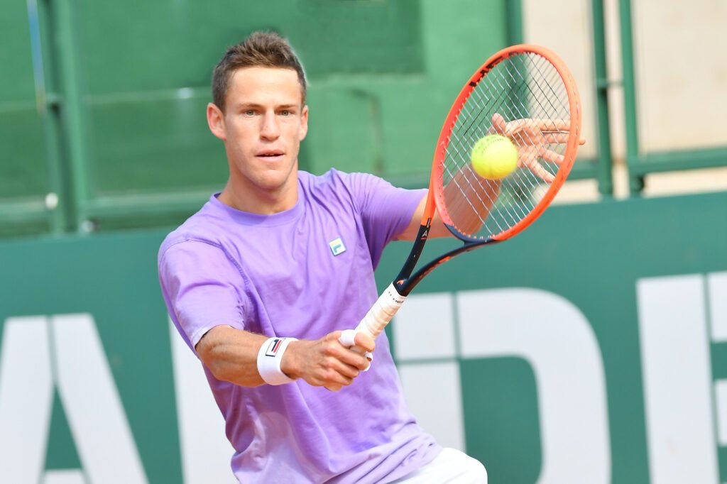 L'argentino Diego Schwartzman, ex numero 8 della classifica ATP, farà il suo esordio al Sardegna Open nella sessione serale di martedì (foto Francesco Panunzio)