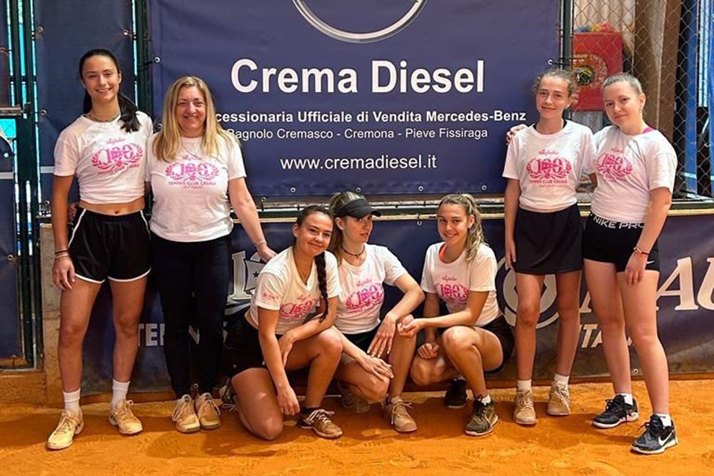 La formazione femminile di Serie C del Tennis Club Crema, qualificata per la seconda fase del campionato come prima classificata del girone