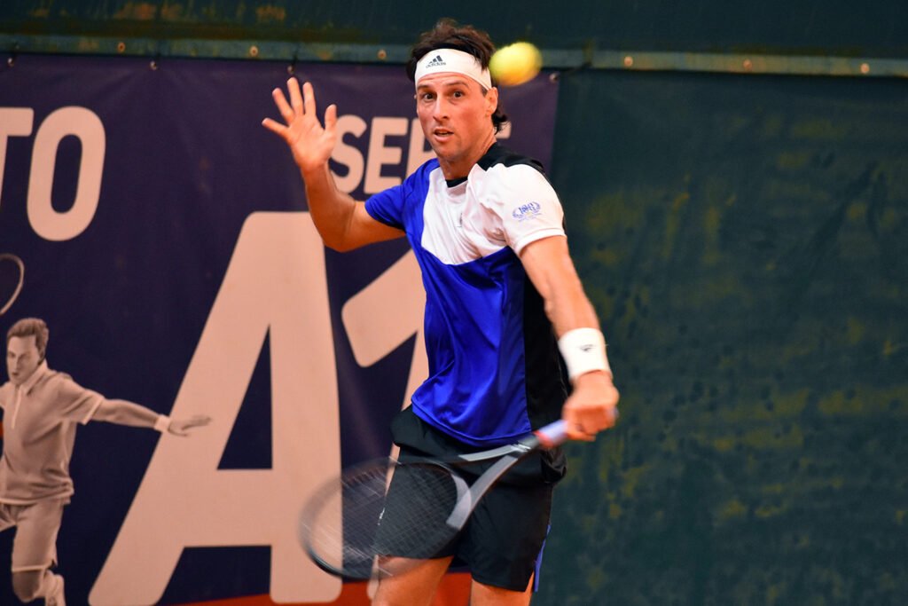 Andrea Arnaboldi, classe 1987 da Cantù, è uno dei punti di forza della formazione di Serie A1 del Tennis Club Crema (foto GAME)