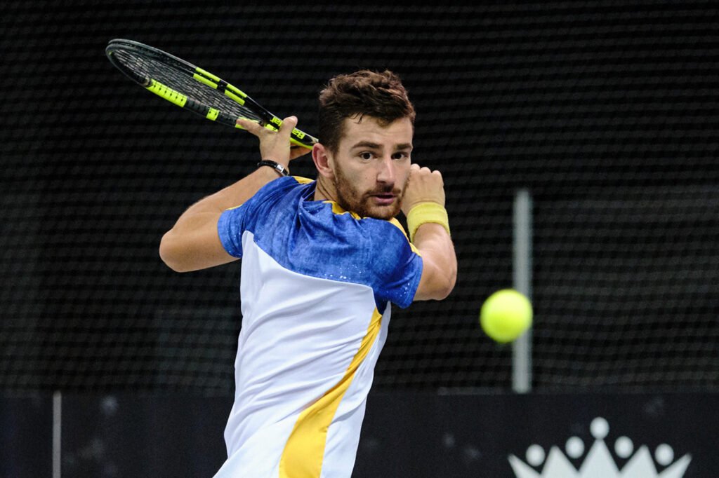 Riccardo Bonadio, classe '93 da San Vito al Tagliamento (Pordenone), giocherà il campionato di Serie A1 per il Tennis Club Crema (foto Antonio Milesi)