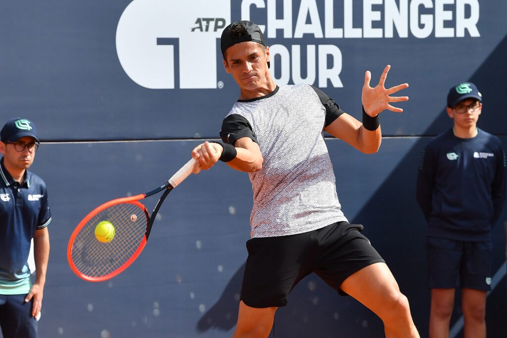 Federico Coria, argentino classe '92, ha battuto Fognini e sfiderà giovedì il n.1 Frances Tiafoe (foto Francesco Panunzio)