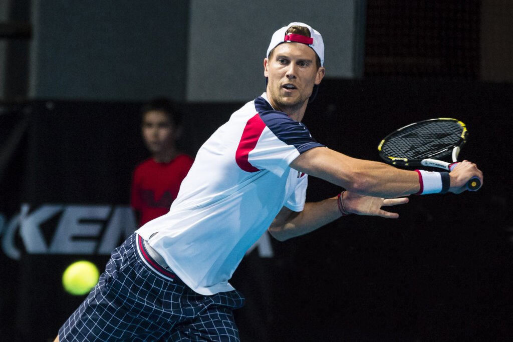 Andreas Seppi, ex n.18 del ranking mondiale, sarà al Milanino Sporting Club sabato 15 e domenica 16 giugno (foto Antonio Milesi)