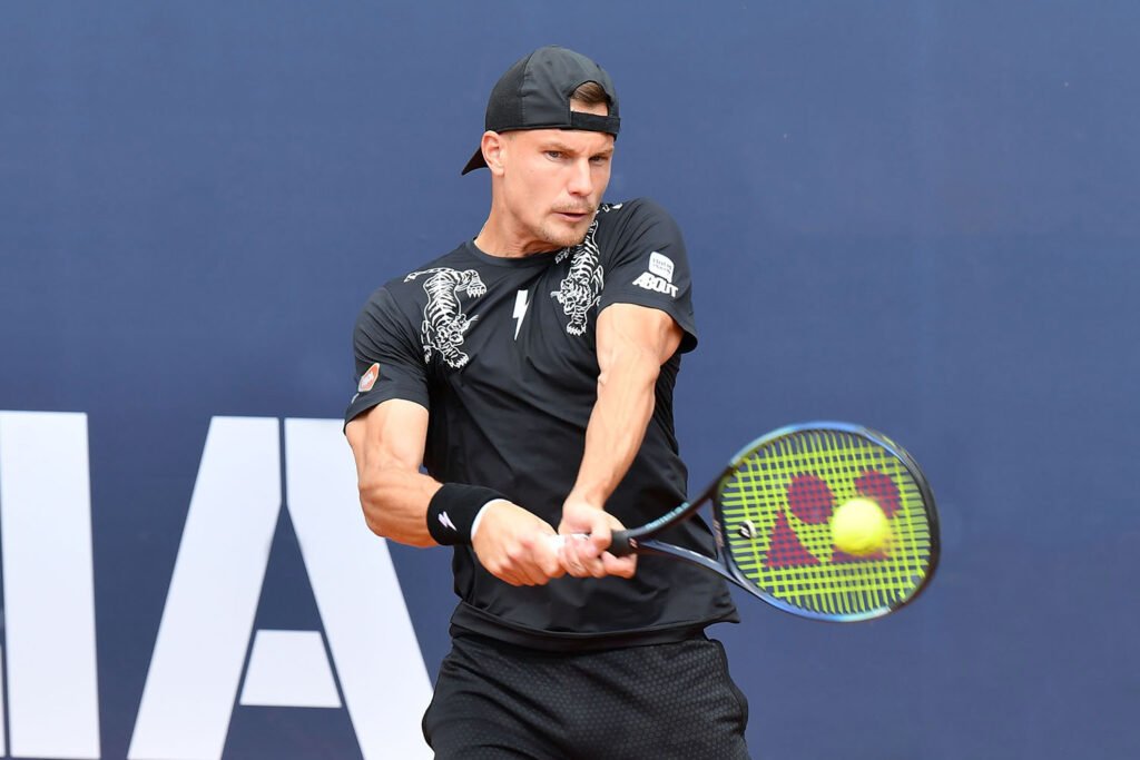 Marton Fucsovics, ungherese classe 1992, è il giocatore di miglior classifica iscritto all'Atkinsons Monza Open 2025 (foto Francesco Panunzio)