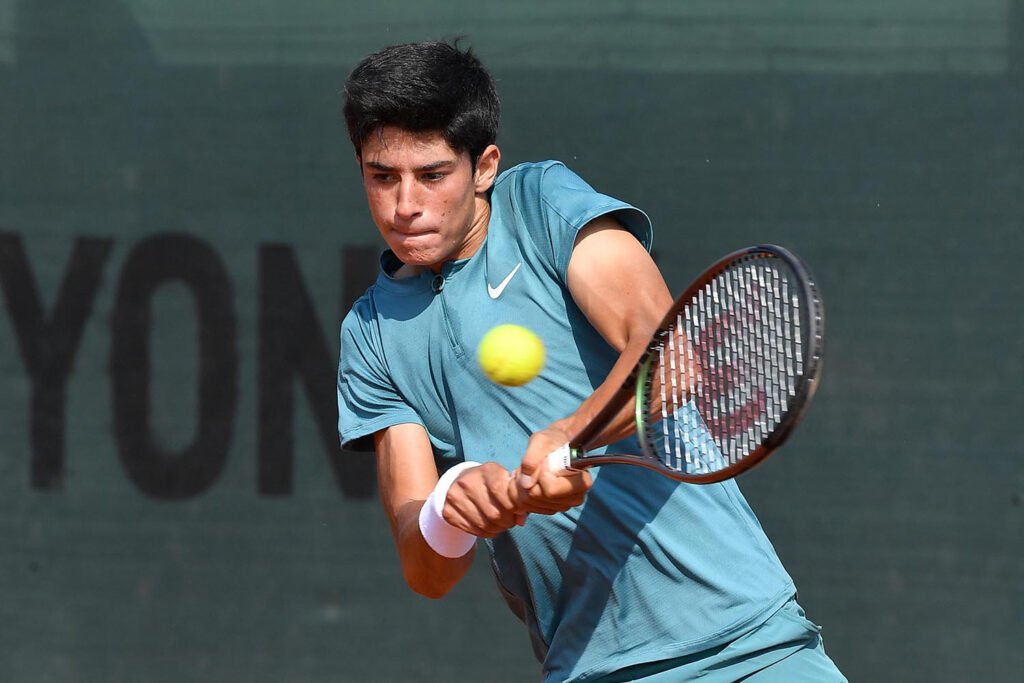 Federico Cinà, 18 anni da Palermo, esordirà all'Atkinsons Monza Open 25 contro la prima testa di serie Raphael Collignon (foto Francesco Panunzio)