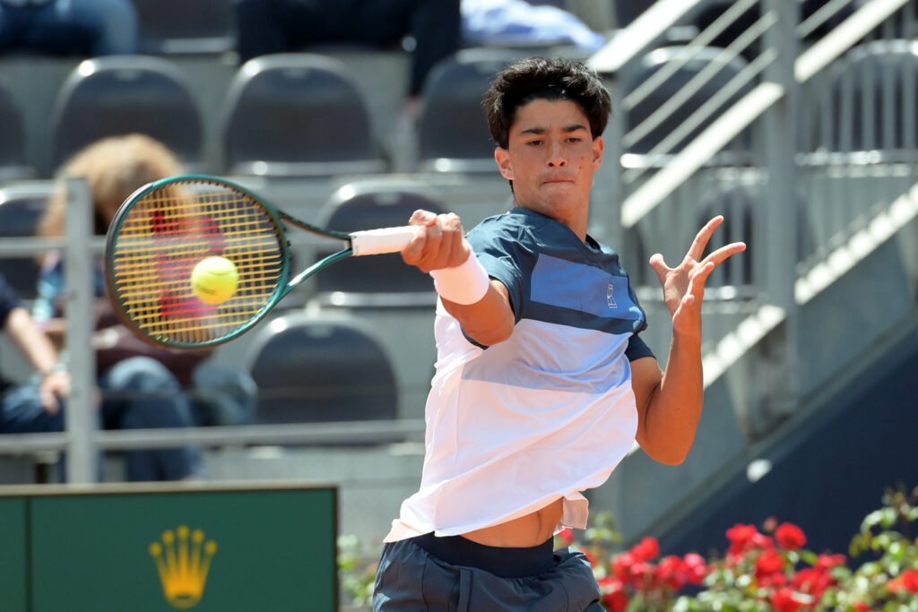 Federico Cinà, 18 anni da Palermo, sarà uno degli azzurri in campo martedì al Piemonte Open Intesa Sanpaolo (foto Adelchi Fioriti/FITP)