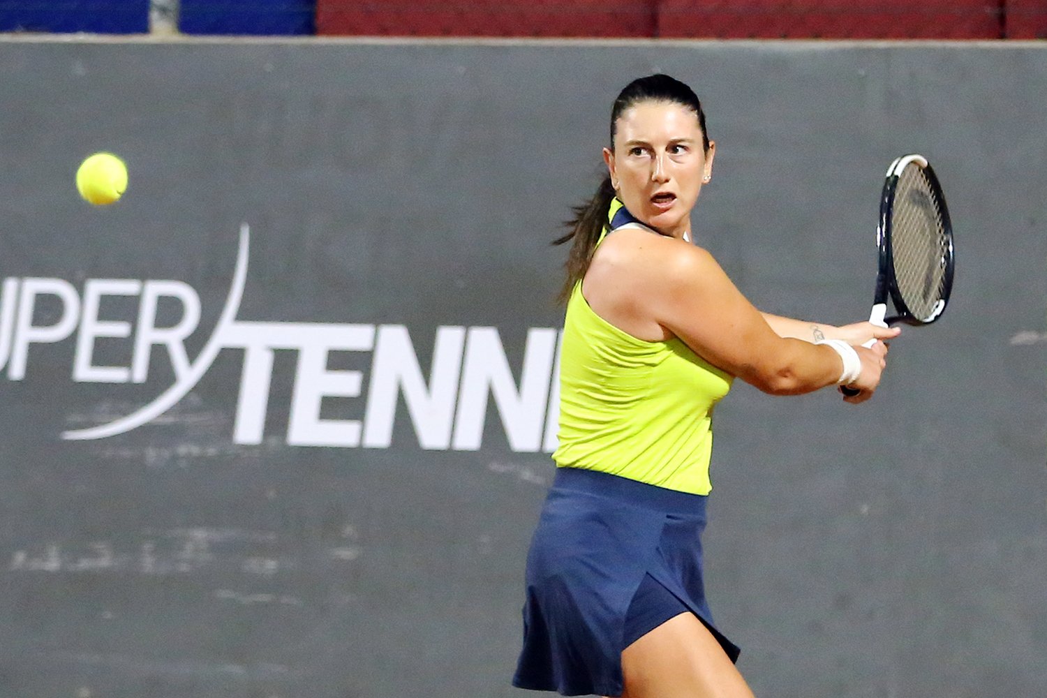 Nuria Brancaccio, classe 2000 da Torre del Greco, è ai quarti di finale del Delta Motors Tolentino Open (foto Ludovico Cecoli)
