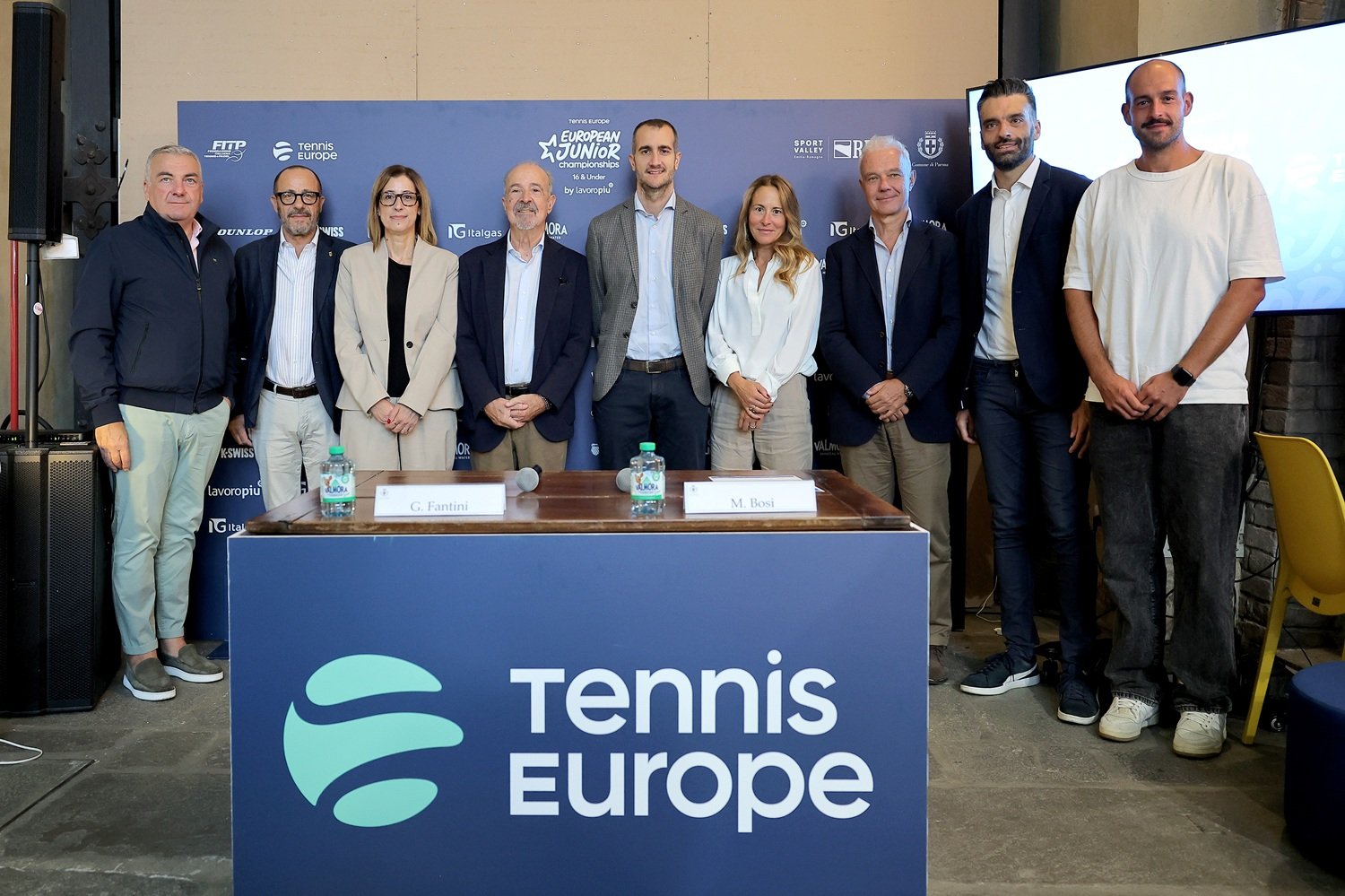 La presentazione degli European Junior Championships Under 16 2026 di Parma - Foto FITP