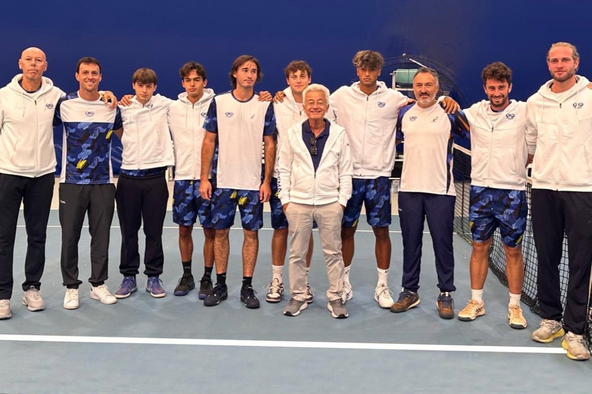 La formazione di Serie A1 del Tennis Club Crema, battuta dai campioni d’Italia del CTD Massa Lombarda